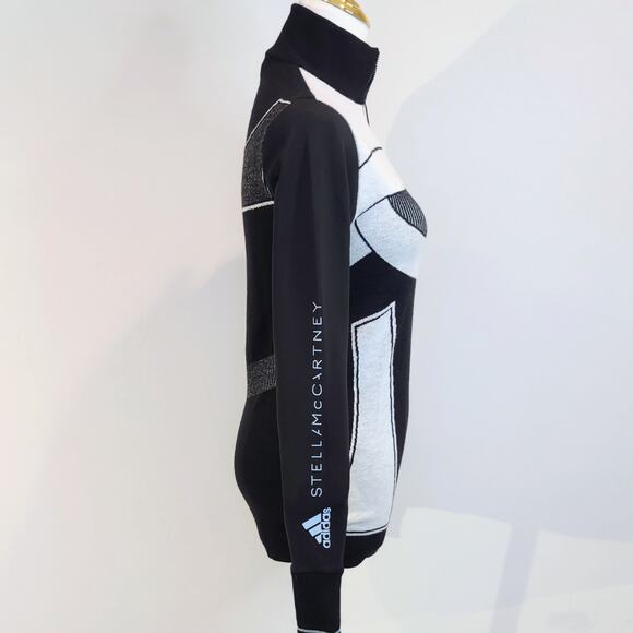 Adidas by Stella McCartney Black and White Run Ultra Sweater Size S. - Picture 3 of 6